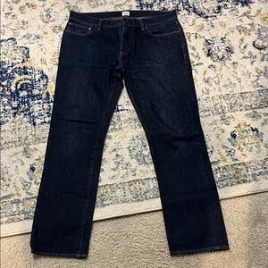 J. Crew Factory Men's Deep Indigo Slim Jeans 33x32